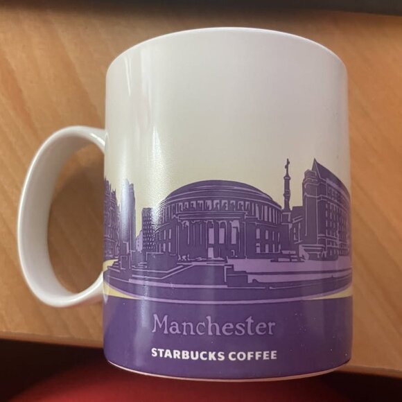 Starbucks 2014 16oz Manchester Themed Mug (New). From the City Collector Series. - Picture 2 of 4